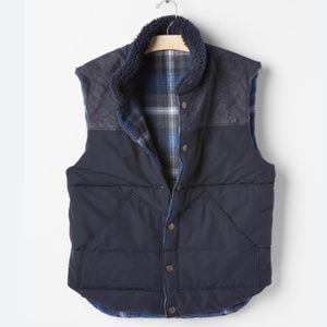 Gap Pendleton Denim Puffer Vest